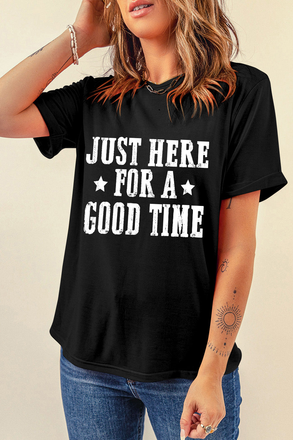 Just Here for a Good Time Tee