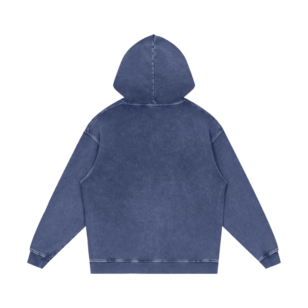 Sent Not Self Made Snow Washed Loose Cotton Hoodie