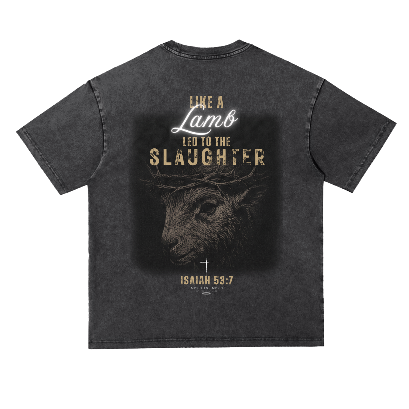 Silent Lamb Snow Wash Heavyweight Oversize Tee