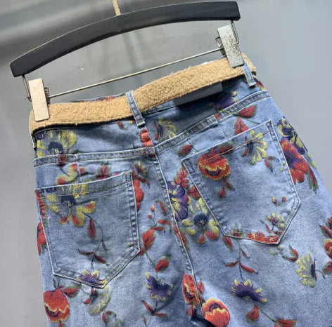 Breezy Blossom Baggy Jeans