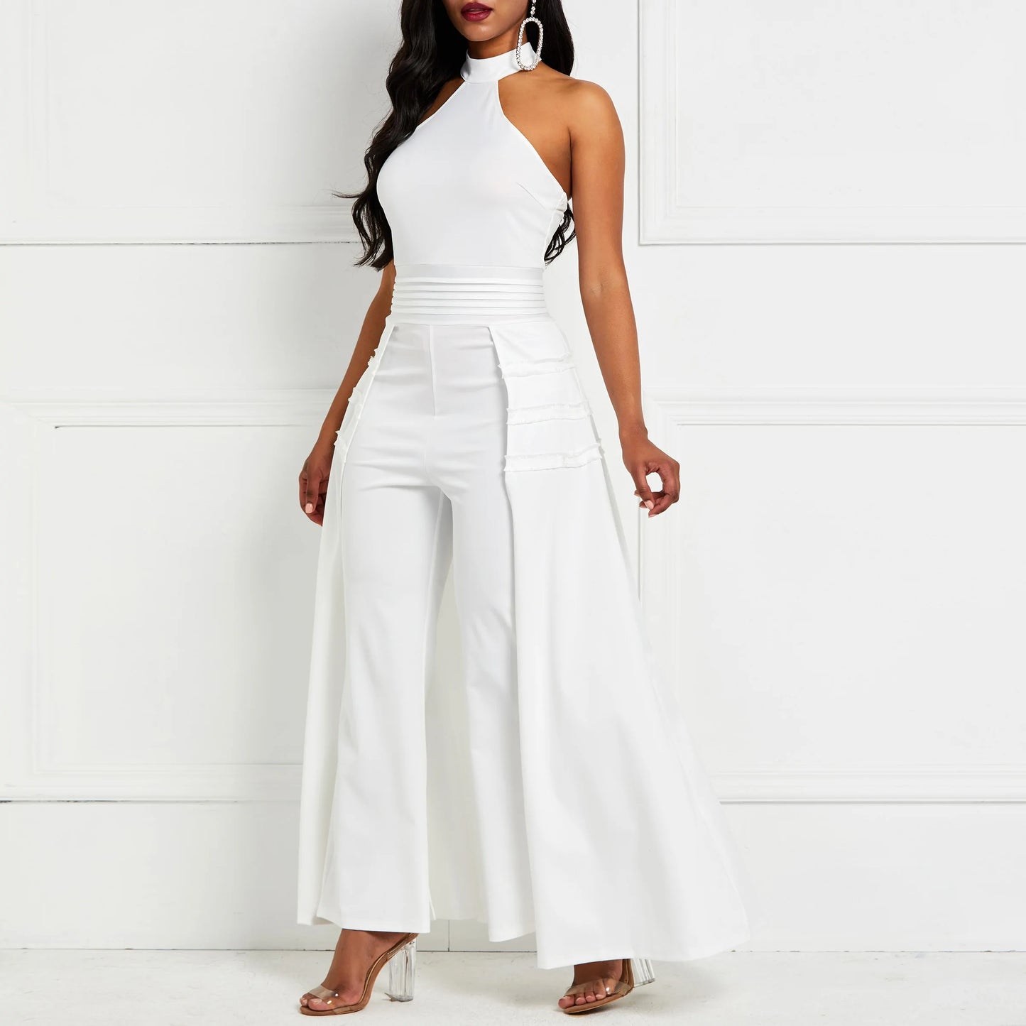 Chic Wide-Leg Comfort Jumpsuit