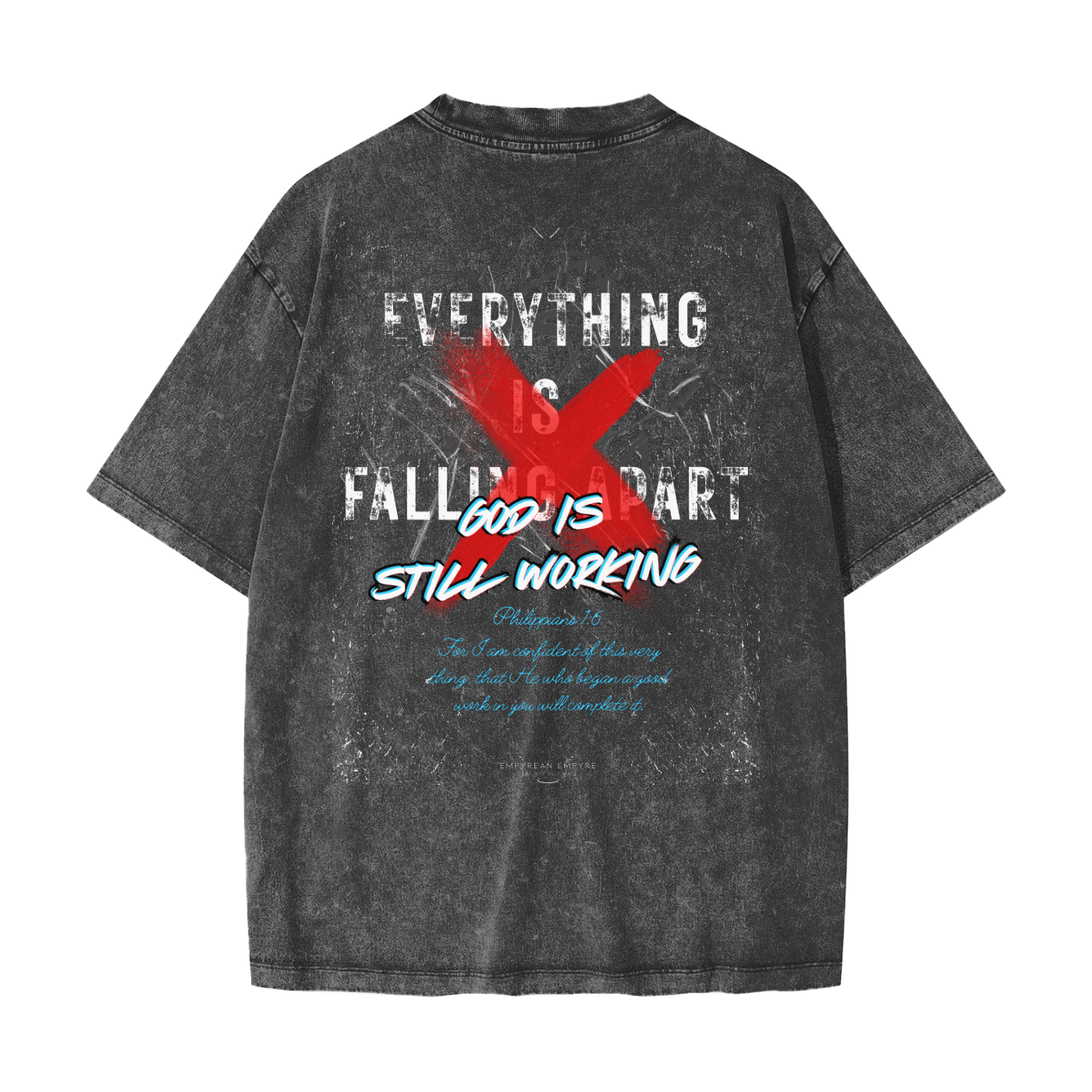 Redacted Hope Heavyweight Snow Washed Tee