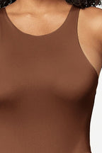 E-Classic Round Neck Wide Strap Bodysuit