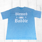 Blessed Baddie Snow Wash Tee