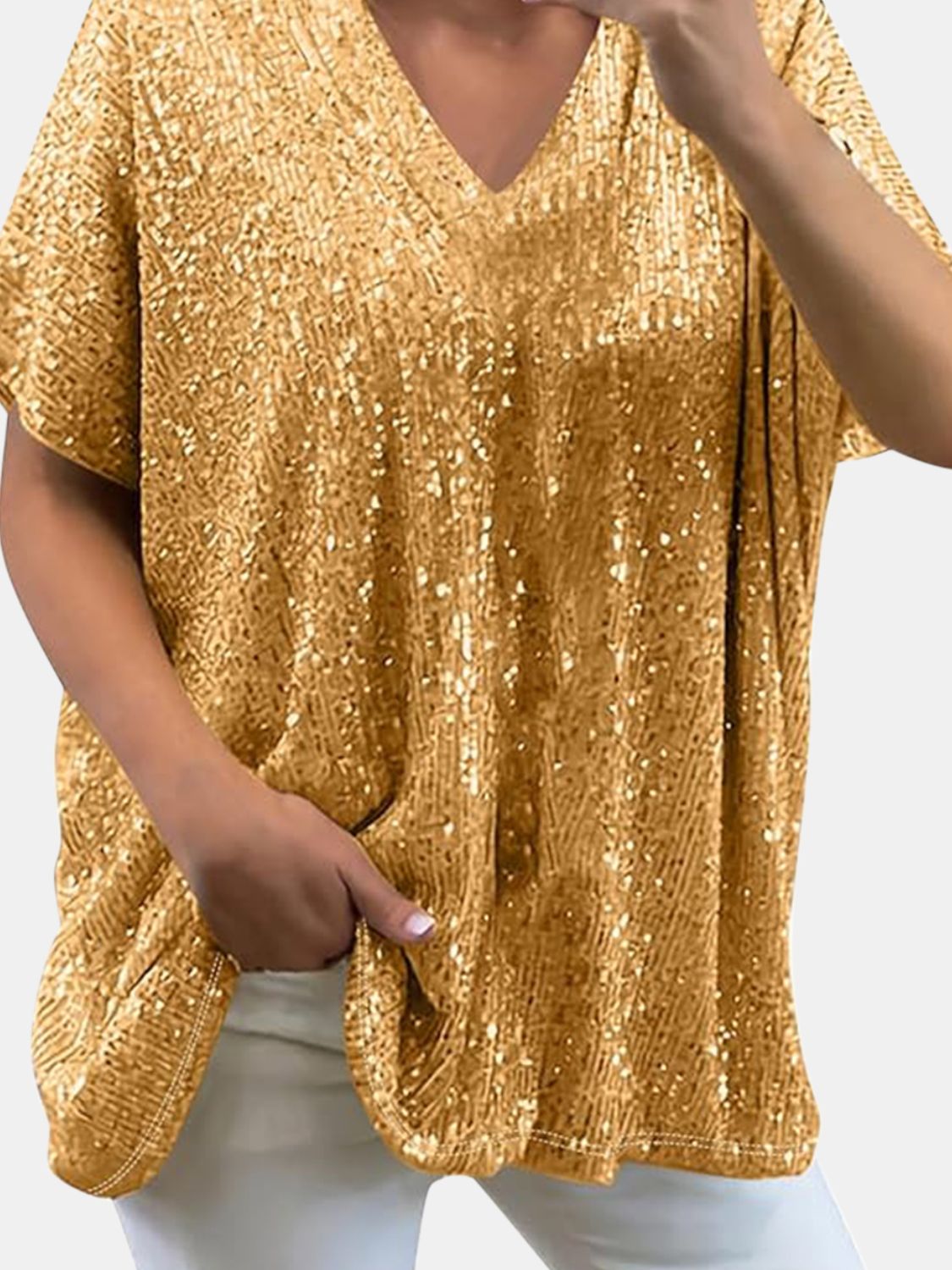 Shimmering Glam Top