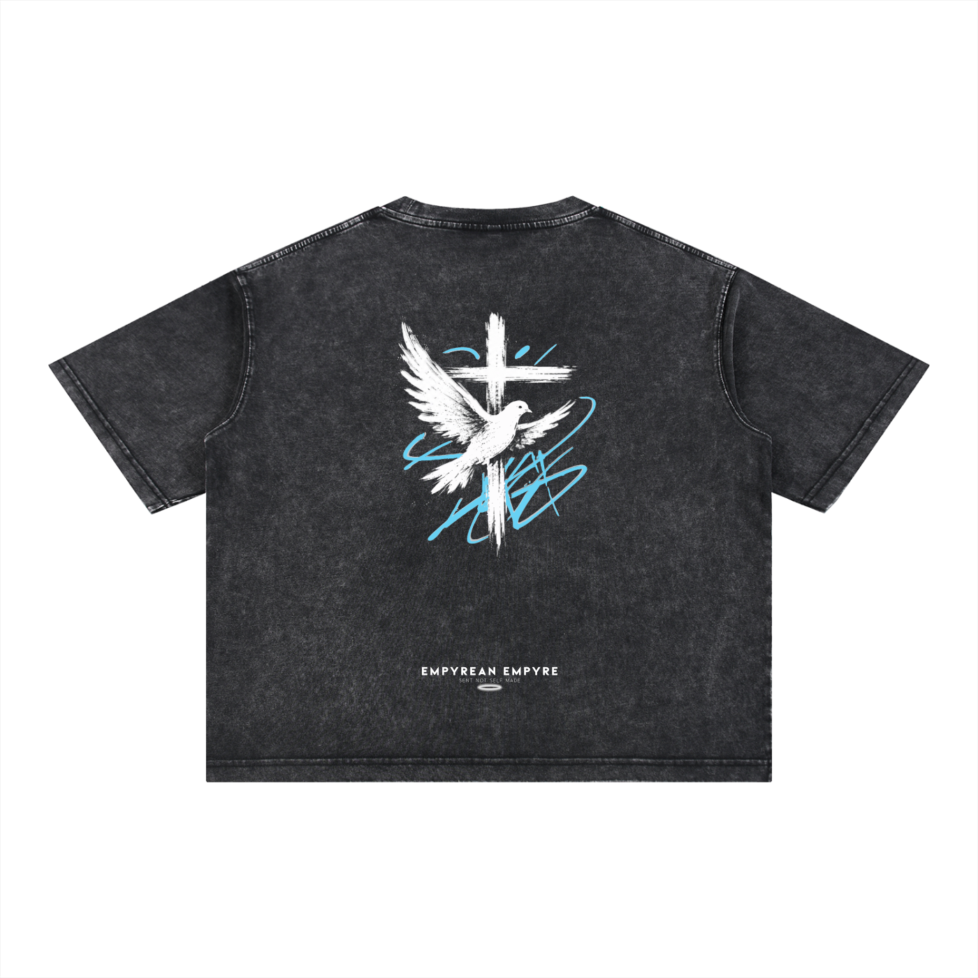 Sent Not Self Made Mineral Wash Boxy Cotton Tee
