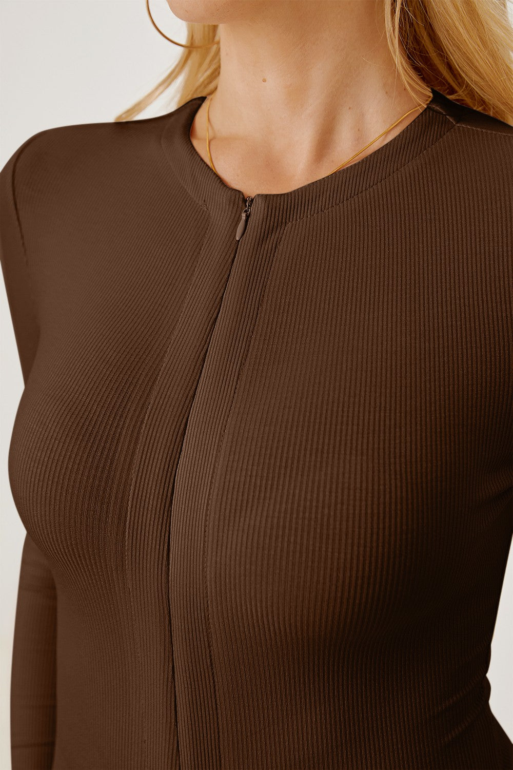 Sleek Essentials Long Sleeve Bodysuit