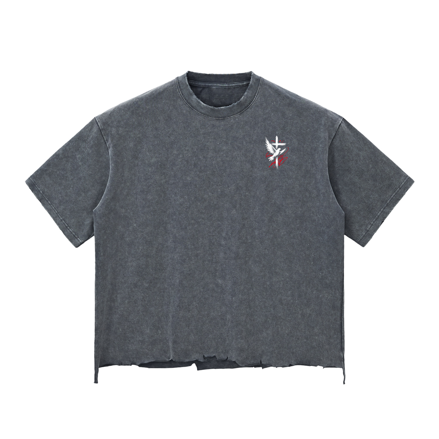Redacted Hope Snow Wash Boxy Tee