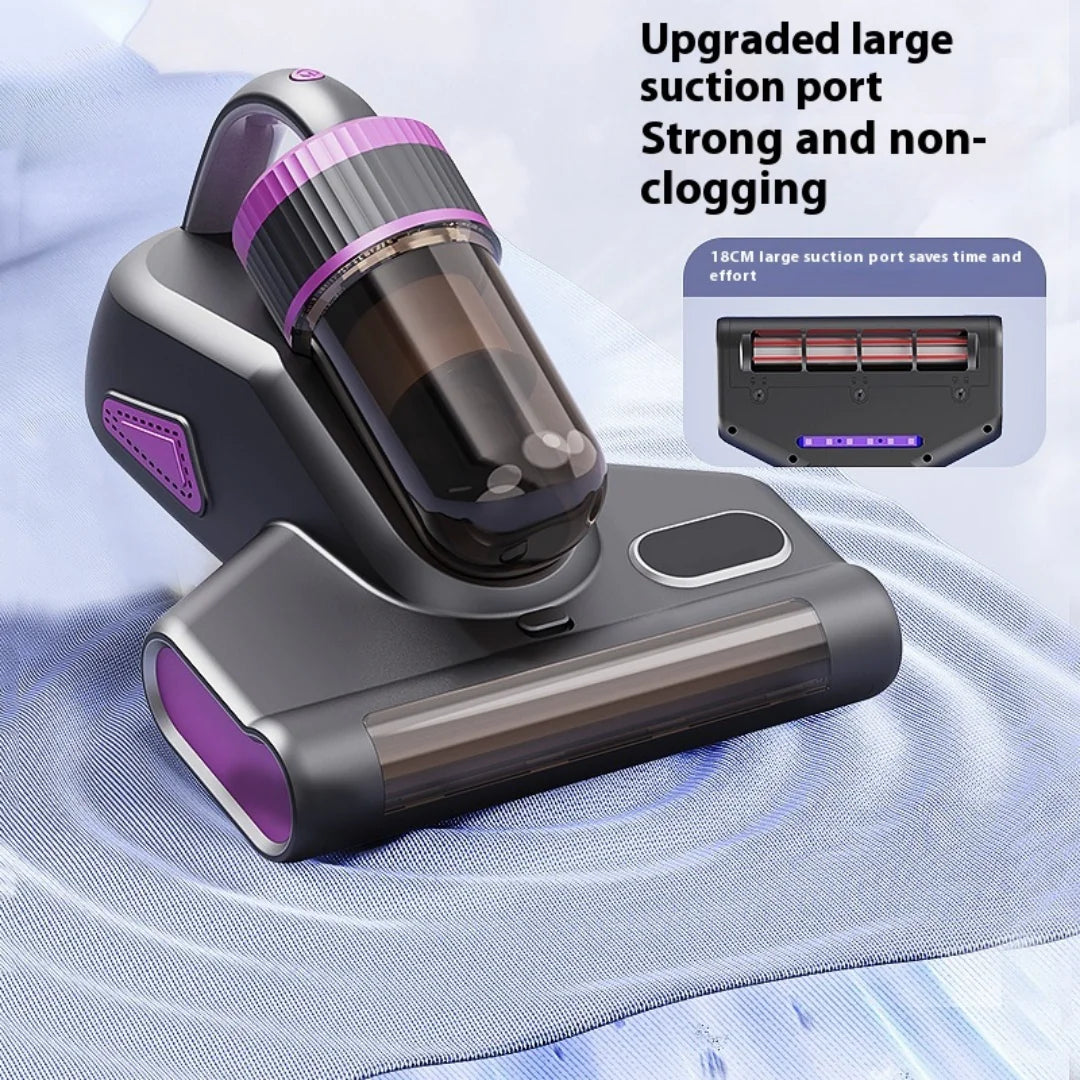 High-Power Wireless Vacuum Cleaner with UV Sterilization & Rolling Brush for Mite Removal