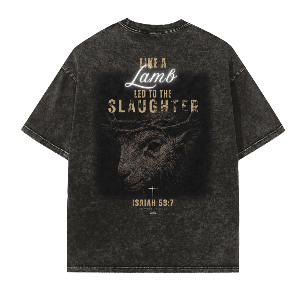 Silent Lamb Vintage Washed Frayed Edge Tee