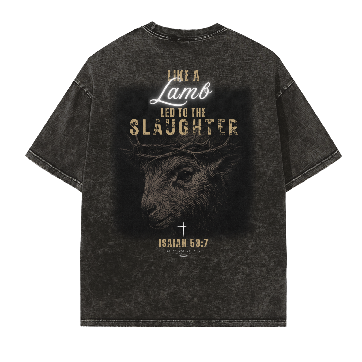 Silent Lamb Vintage Washed Frayed Edge Tee