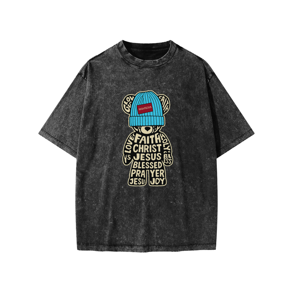 Kingdom Code Bear Snow Washed Kids' Tee