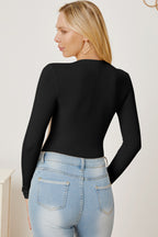 Sleek Essentials Long Sleeve Bodysuit