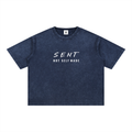 Sent Not Self Made Mineral Wash Boxy Cotton Tee