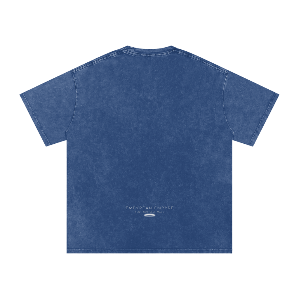 Kingdom Code Bear Snow Wash Oversized Tee