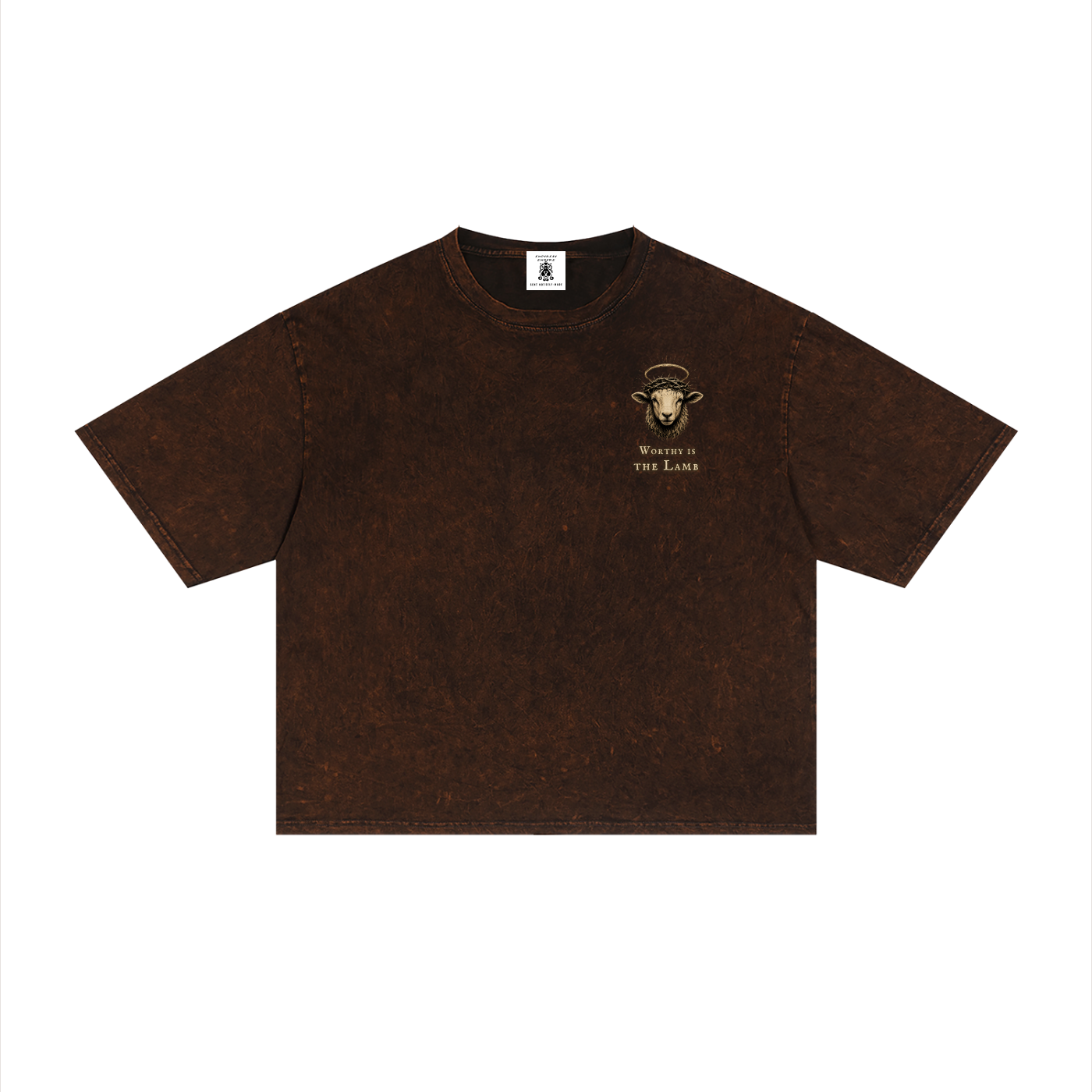 The Lion Became The Lamb Mineral Wash Boxy T-Shirt