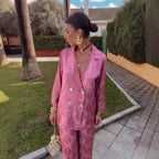 EuroChic Fashion Blazer & Pants Set