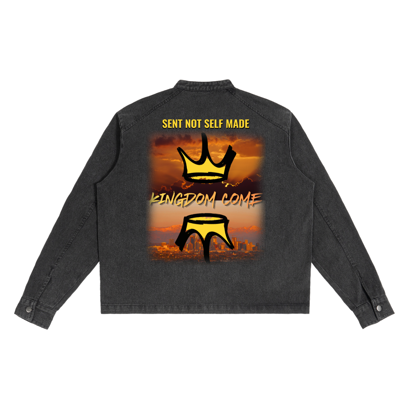 The King's Arrival Denim Vintage Washed Jacket