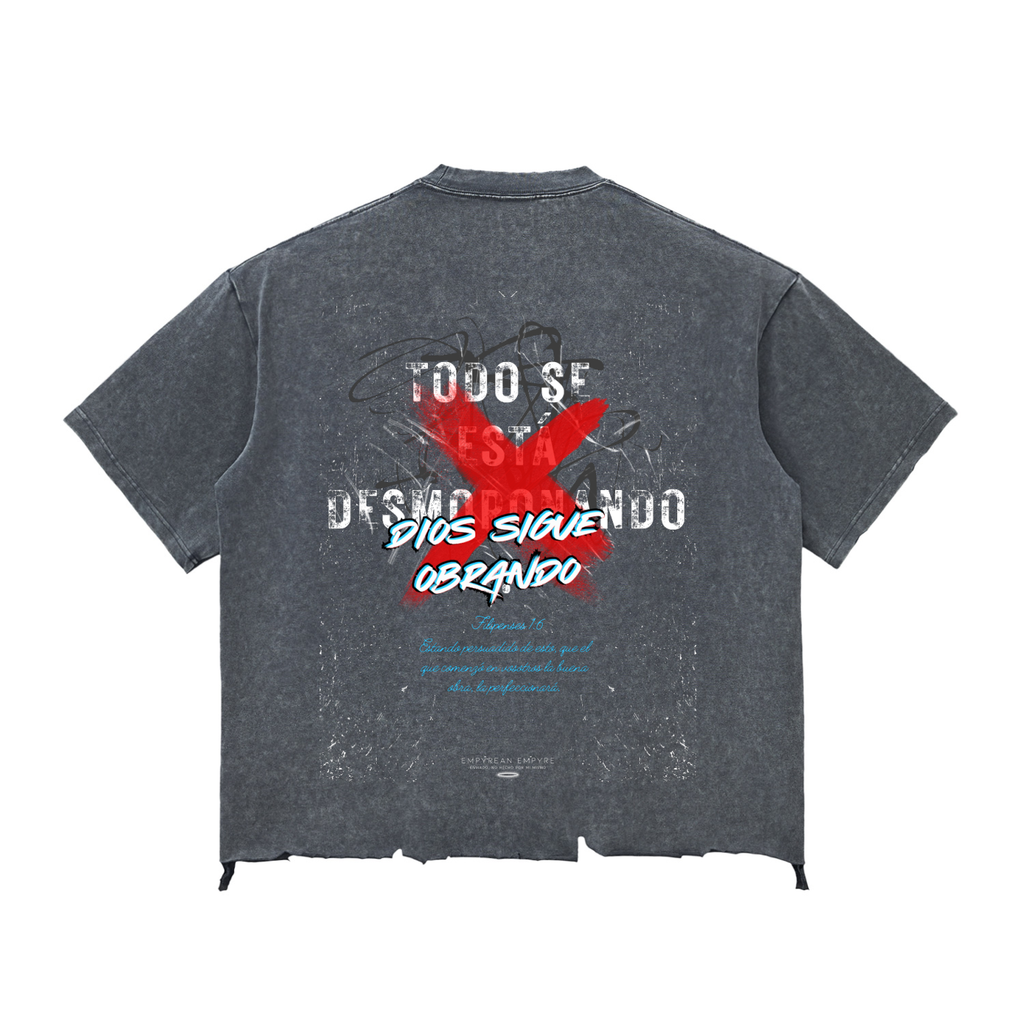 Esperanza Censurada Snow Wash Boxy T-Shirt