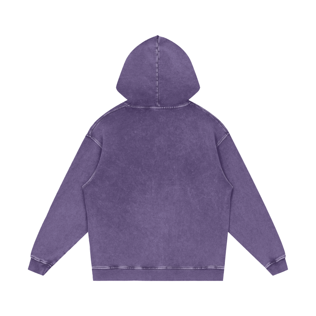 Sent Not Self Made Snow Washed Loose Cotton Hoodie