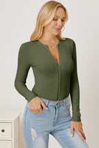 Sleek Essentials Long Sleeve Bodysuit