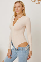 Sleek Essentials Long Sleeve Bodysuit