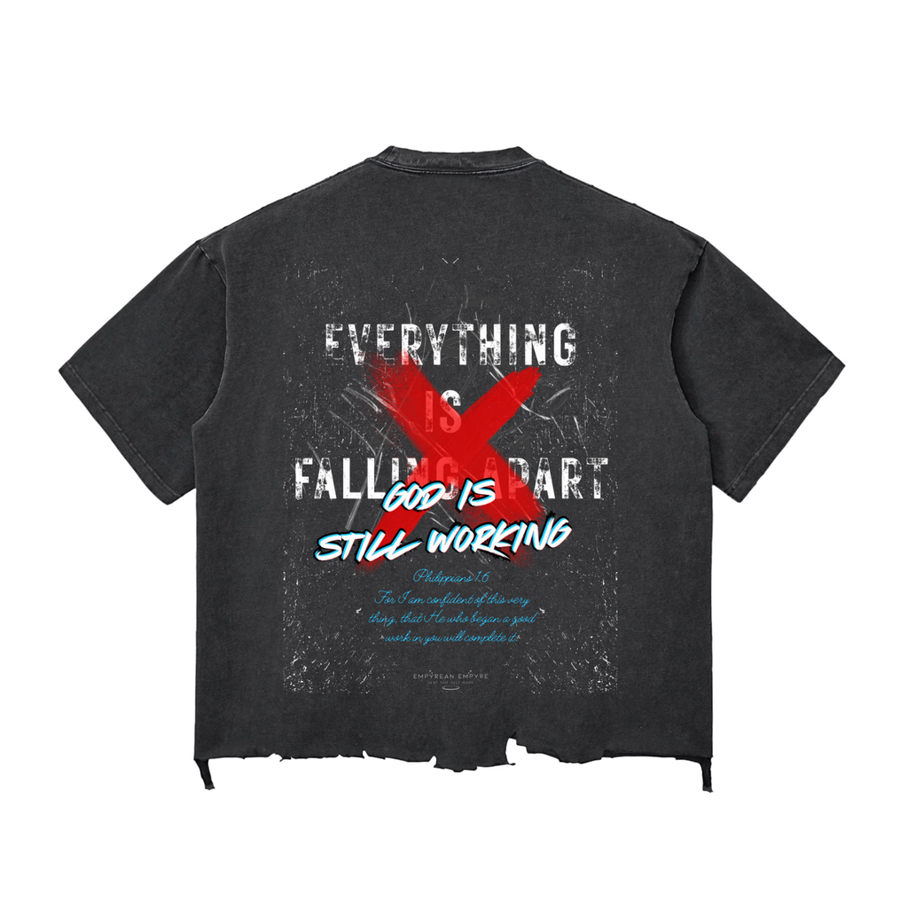 Redacted Hope Snow Wash Boxy Tee