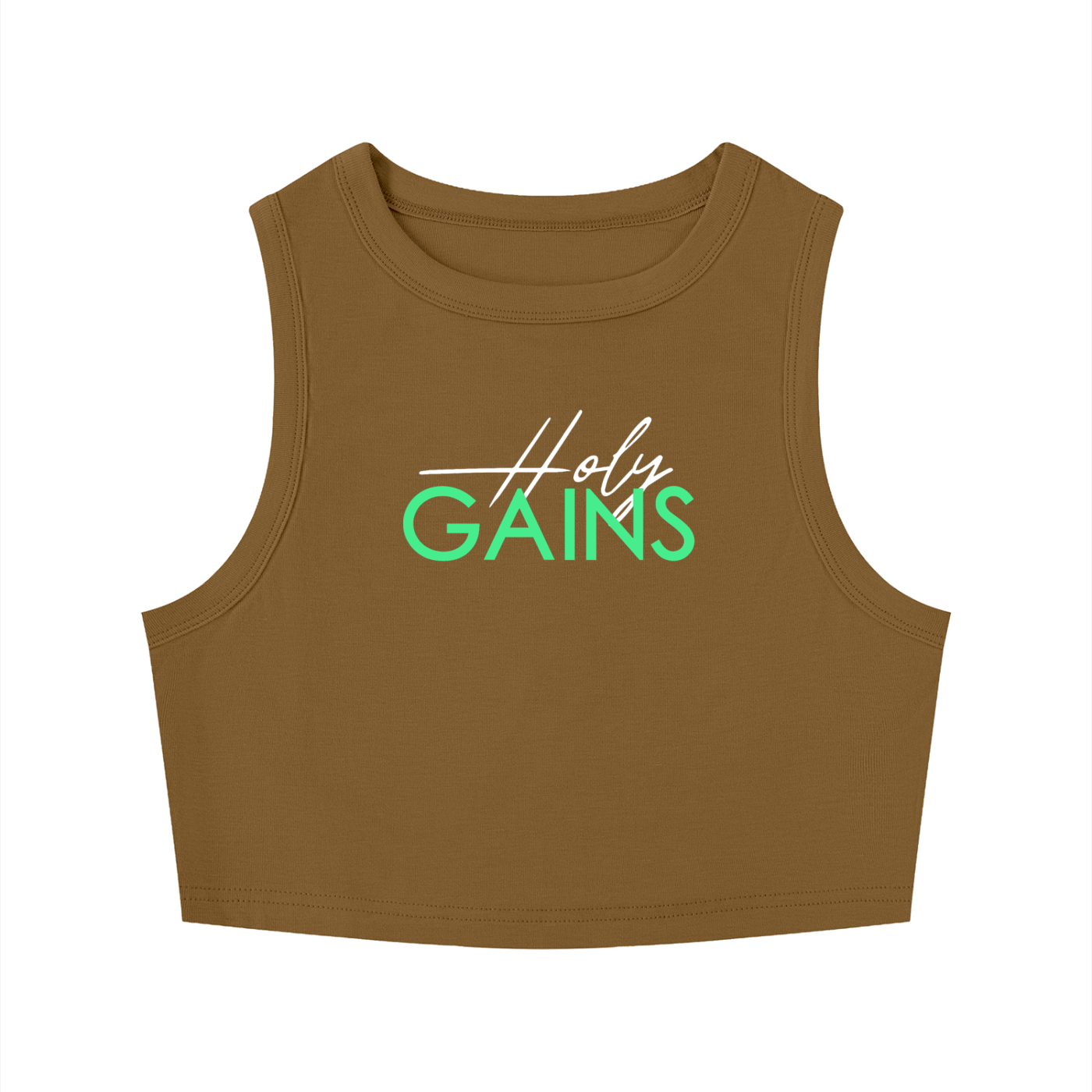 Holy Gains Crop Tank Top