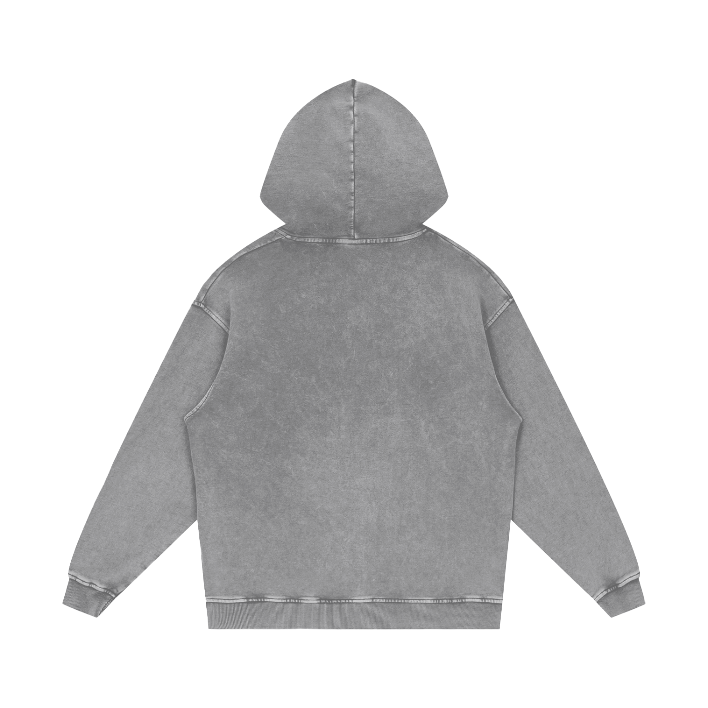 Sent Not Self Made Snow Washed Loose Cotton Hoodie