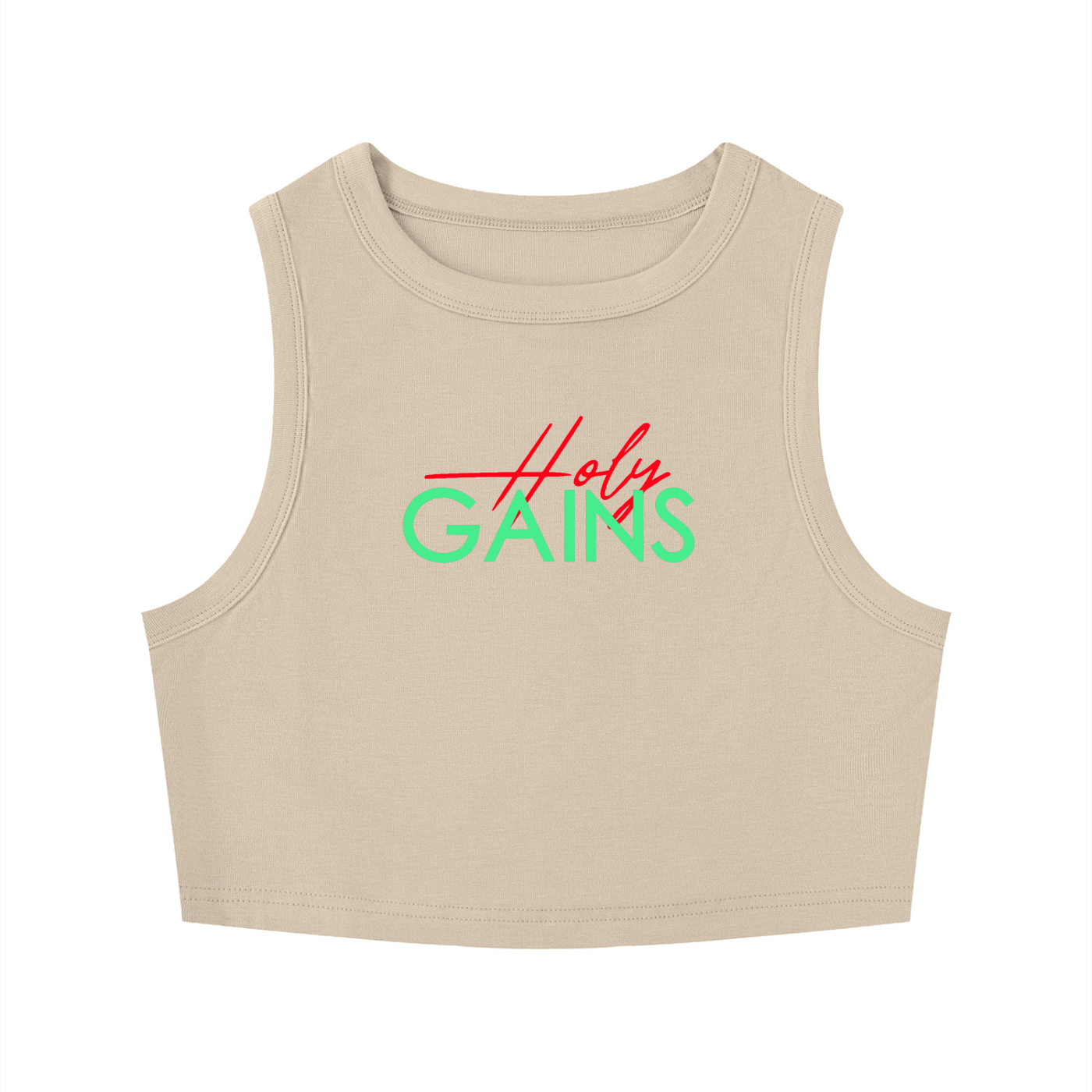 Holy Gains Crop Tank Top