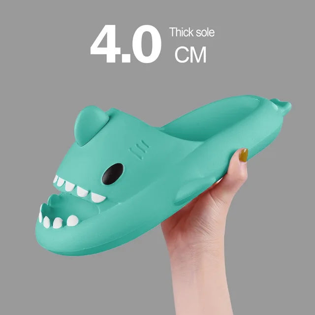 Cartoon Shark Shape Slippers