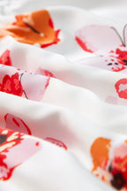 Floral Elegance Surplice Bodysuit