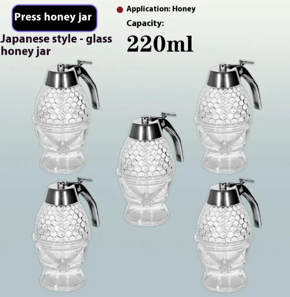 SweetEase Glass Honey Drizzler