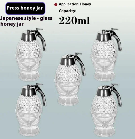 SweetEase Glass Honey Drizzler