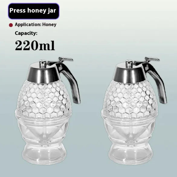 SweetEase Glass Honey Drizzler