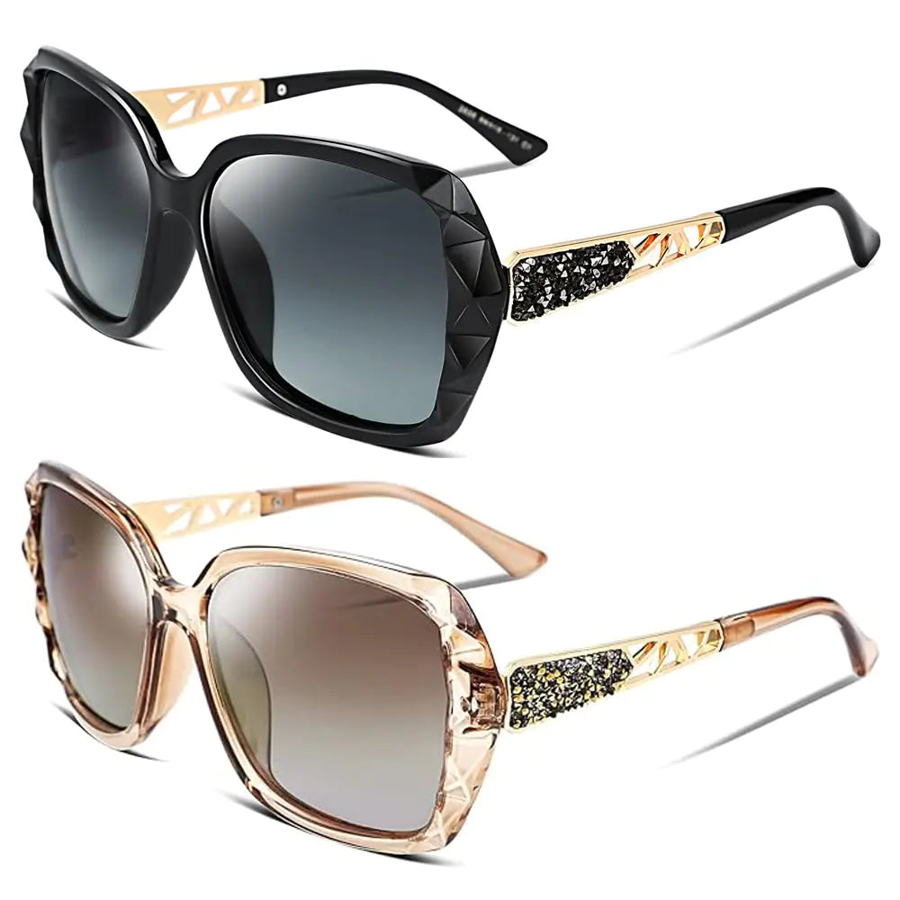 Chic Sparkle Oversized Bifocal Sun Readers