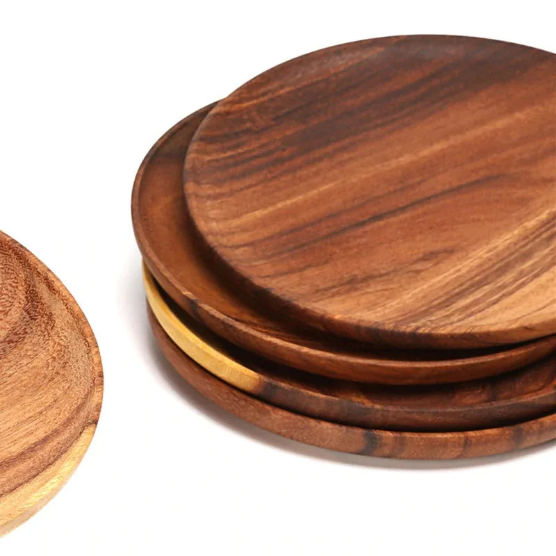 EcoChic Natural Wood Serving Plate