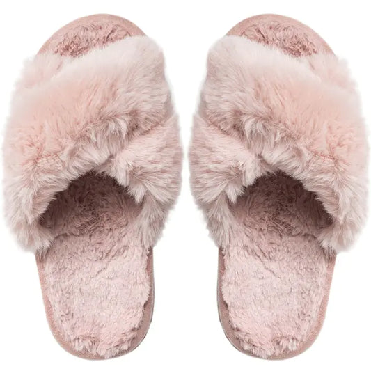 Plush Posh Fur Slippers