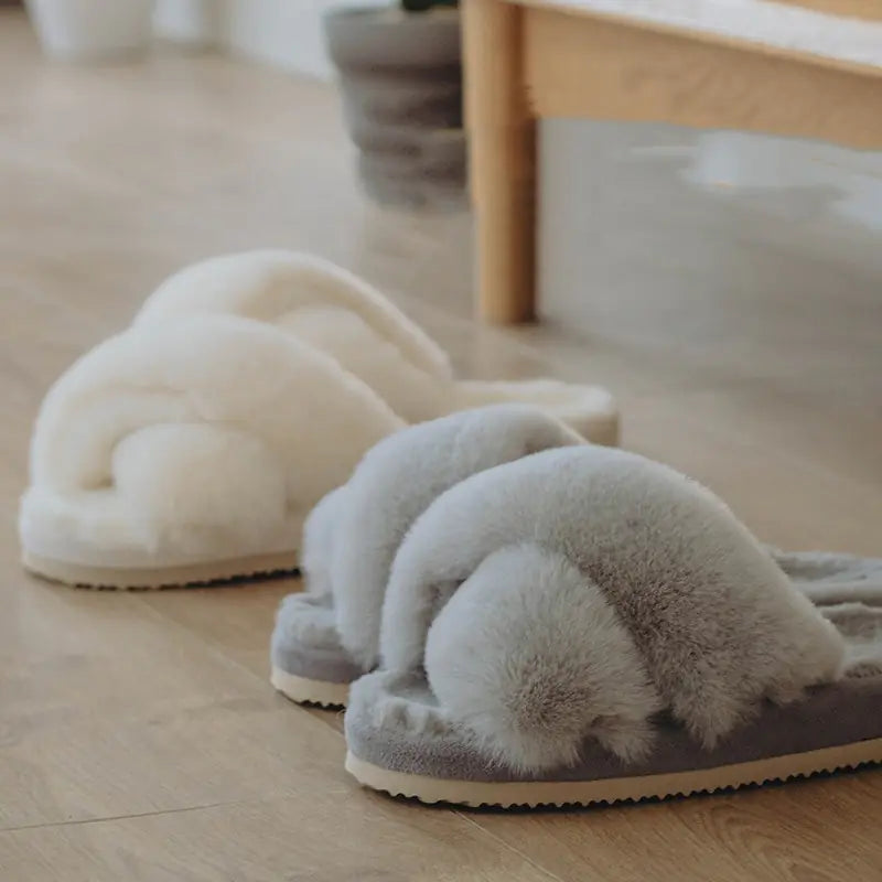 Plush Posh Fur Slippers