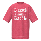 Blessed Baddie Snow Wash Tee