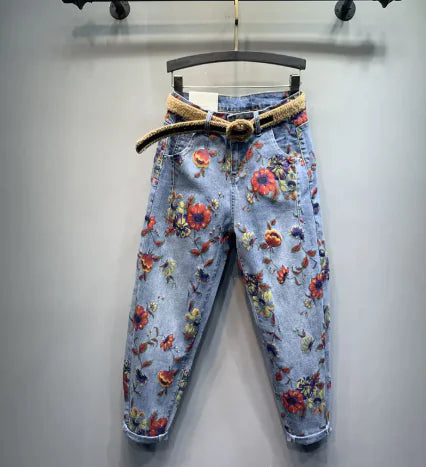 Breezy Blossom Baggy Jeans