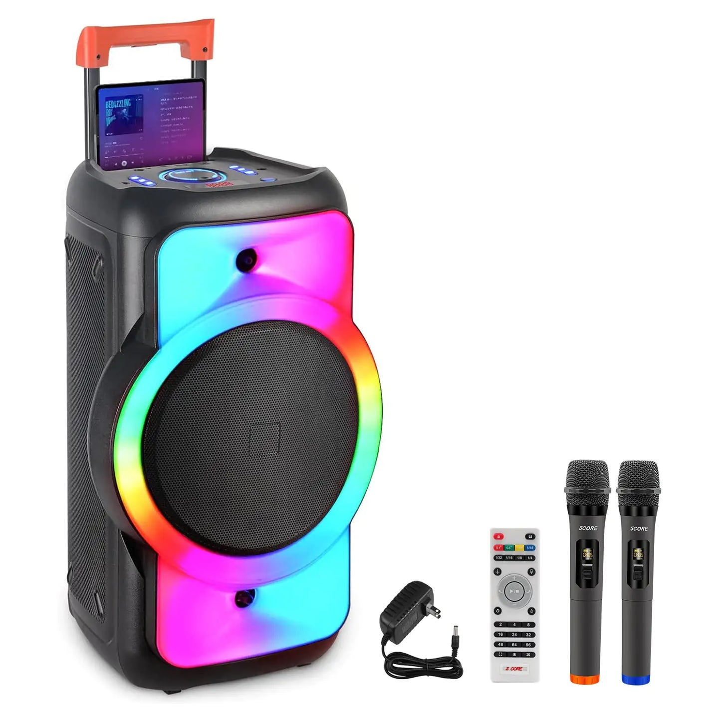 UltraBlast 12" Portable Party Speaker with Dual Mics