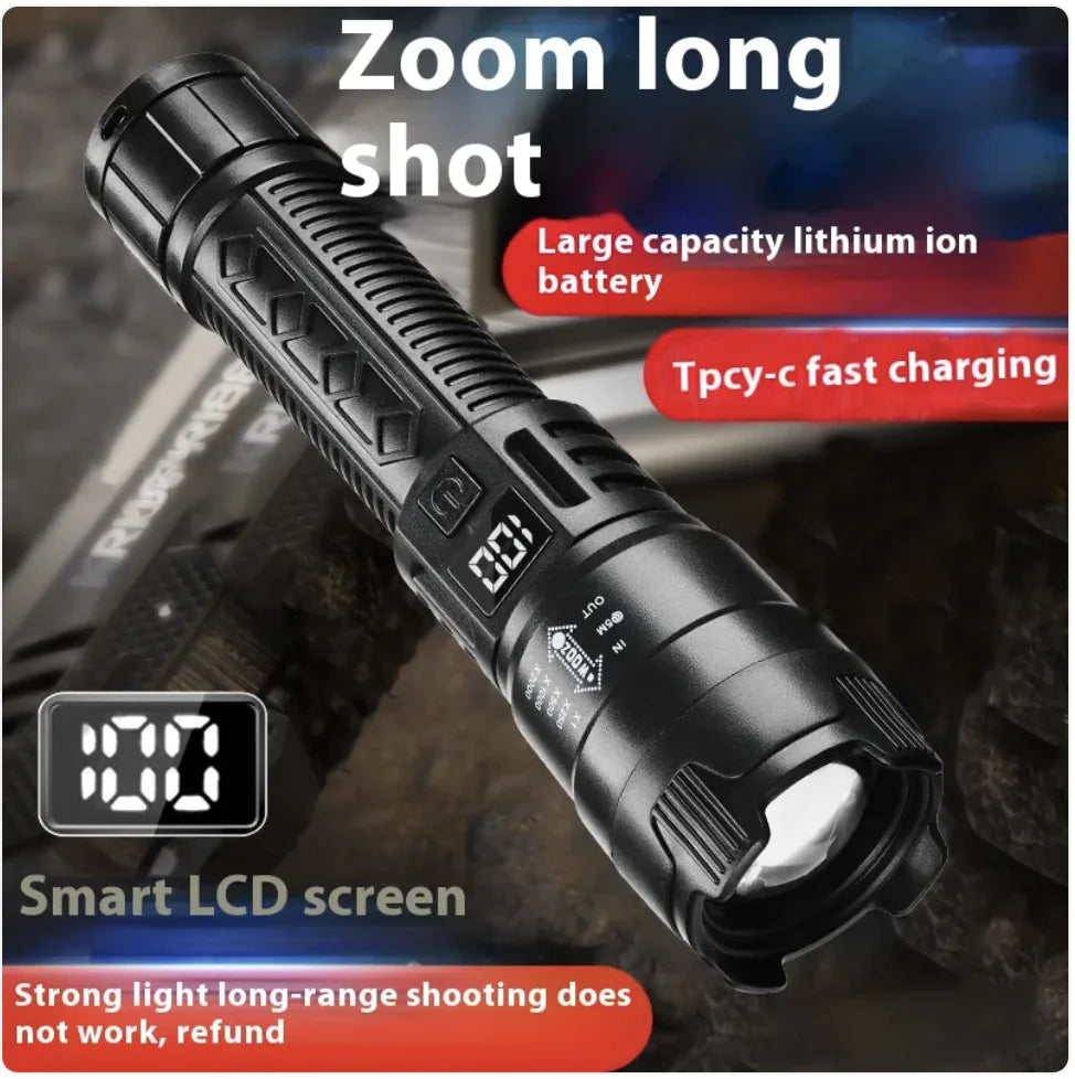 BrightBeam Rechargeable Flashlight