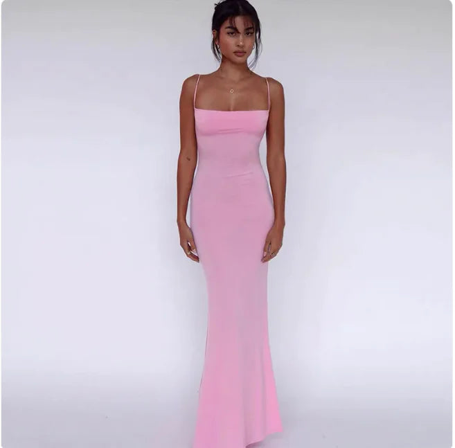 Silk Elegance Evening Dress