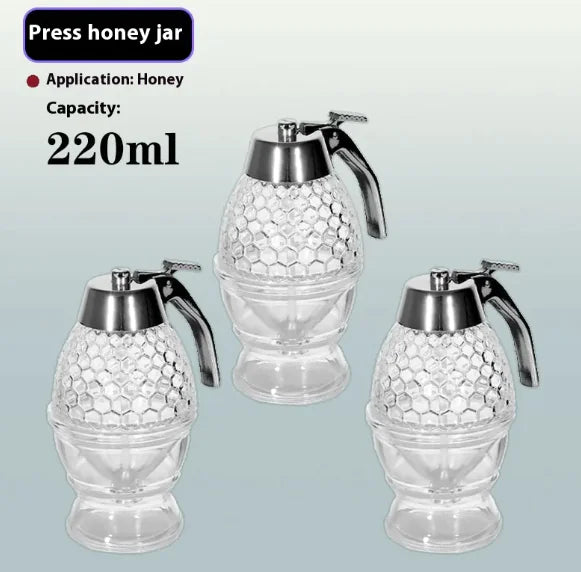 SweetEase Glass Honey Drizzler