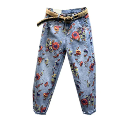 Breezy Blossom Baggy Jeans