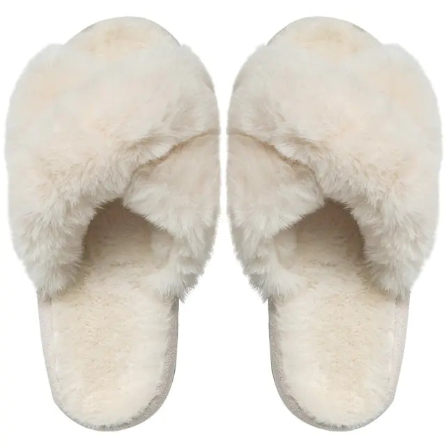 Plush Posh Fur Slippers