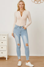 Sleek Essentials Long Sleeve Bodysuit