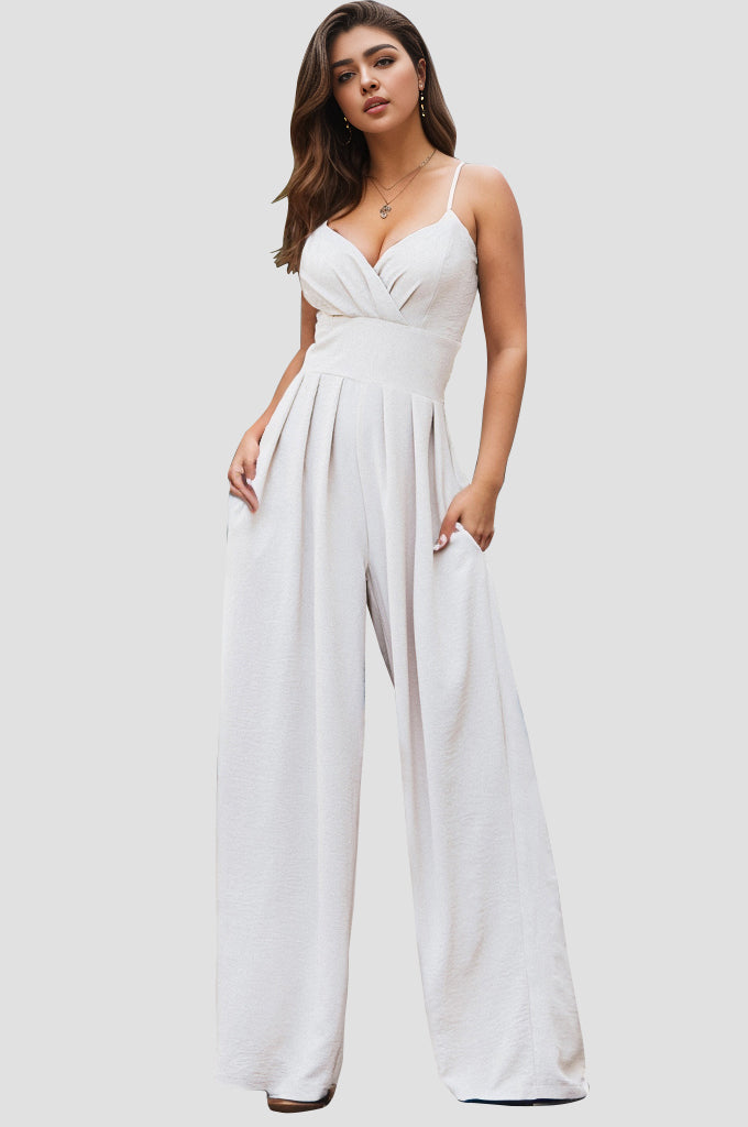 Heavenly Flow Spaghetti Strap Jumpsuit