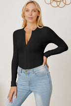 Sleek Essentials Long Sleeve Bodysuit